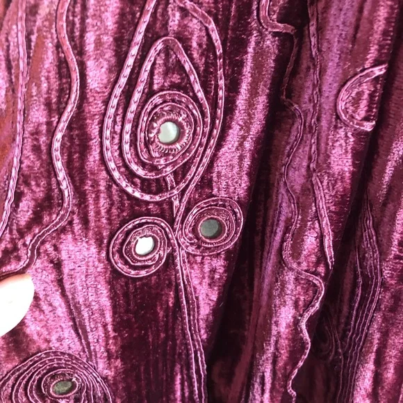 Velvet vintage jacket - Picture 4 of 5
